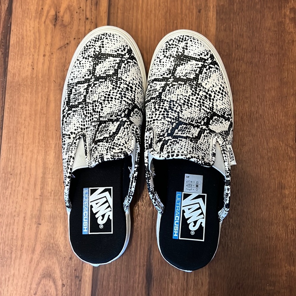 Vans Ultra Cush Mules - black/white
